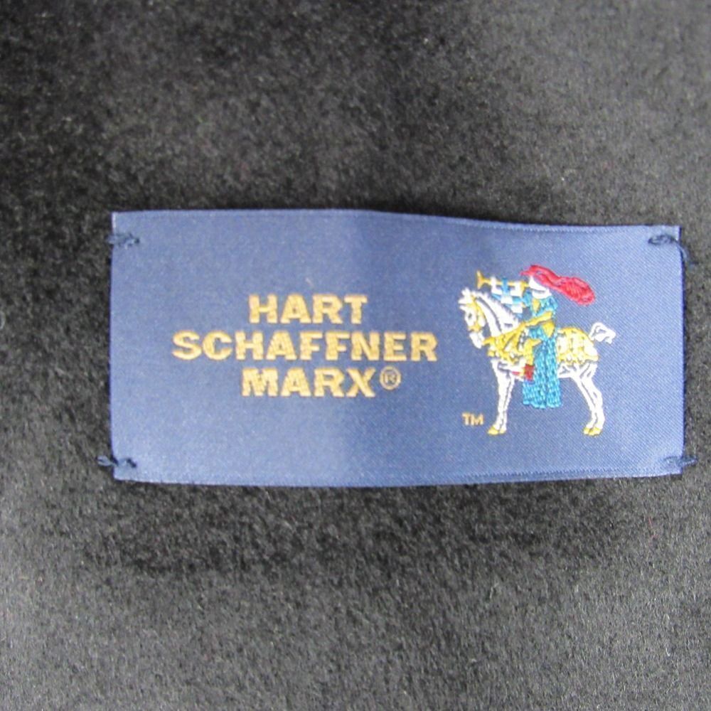 Hart Schaffner Marx Stanley Classic Fit Wool & Cashmere Overcoat in Black SZ 44R - Picture 3 of 6